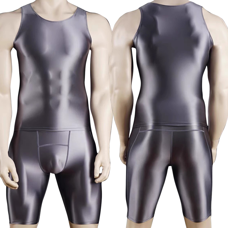 メンズ薄手のフィットネスベスト,タイトフィット,タイト,サテ - Compression Shorts Athletes のレビューと価格