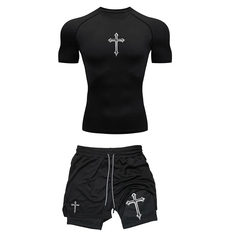 トレンド感のある通気性の良いタイトフィットスポーツウェアメン - T Shirt Tight Fit のレビューと価格