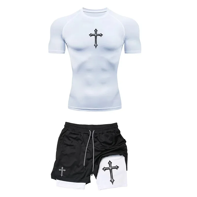 トレンド感のある通気性の良いタイトフィットスポーツウェアメン - T Shirt Tight Fit のレビューと価格
