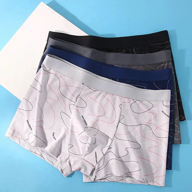 8 ピース/ロット男性のセクシーな下着ボクサーパンツミルクシ - Multi Pack Underwear のレビューと価格