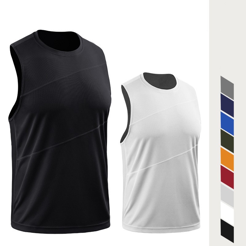 男性と女性のためのノースリーブのランニングシャツ,タイトなジ - T Shirt Tight Fit のレビューと価格