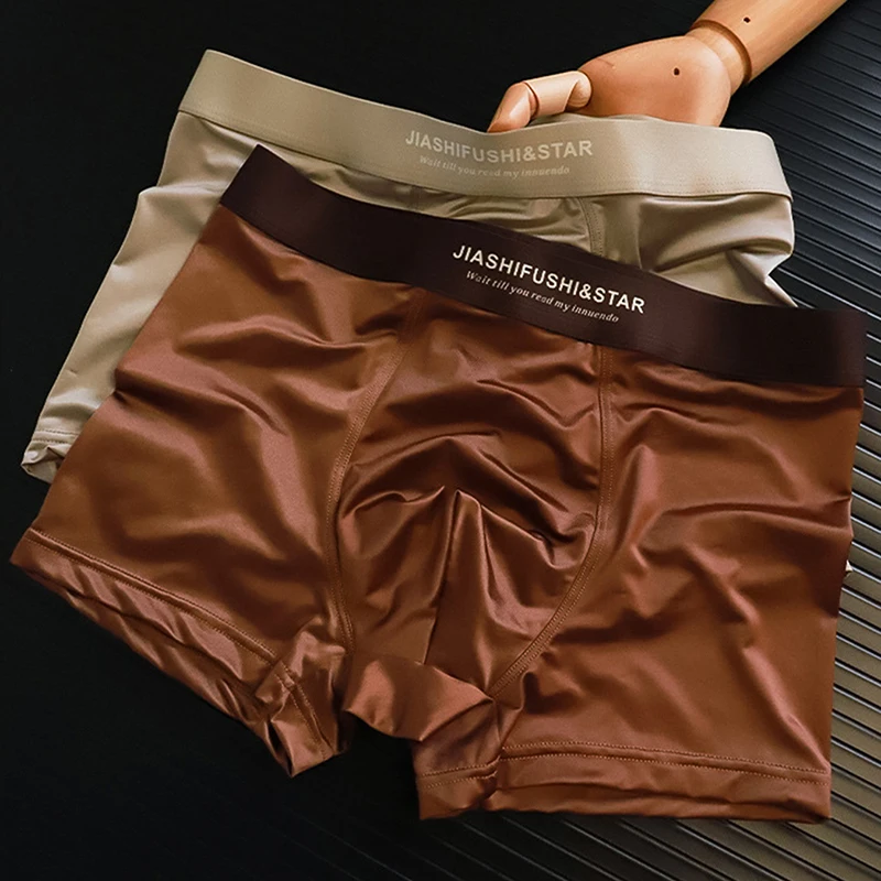 4 ピース/ロット通気性のあるメンズファイバーボクシングブリ - Multi Pack Underwear のレビューと価格